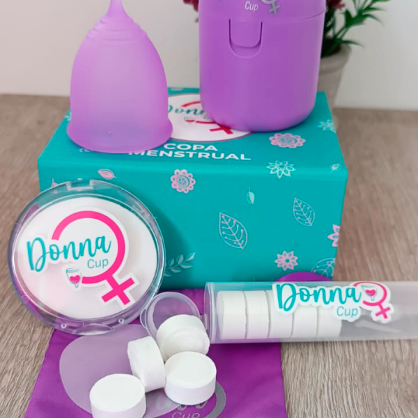 Personal Kit  Donna Cup Lila • TALLA S •